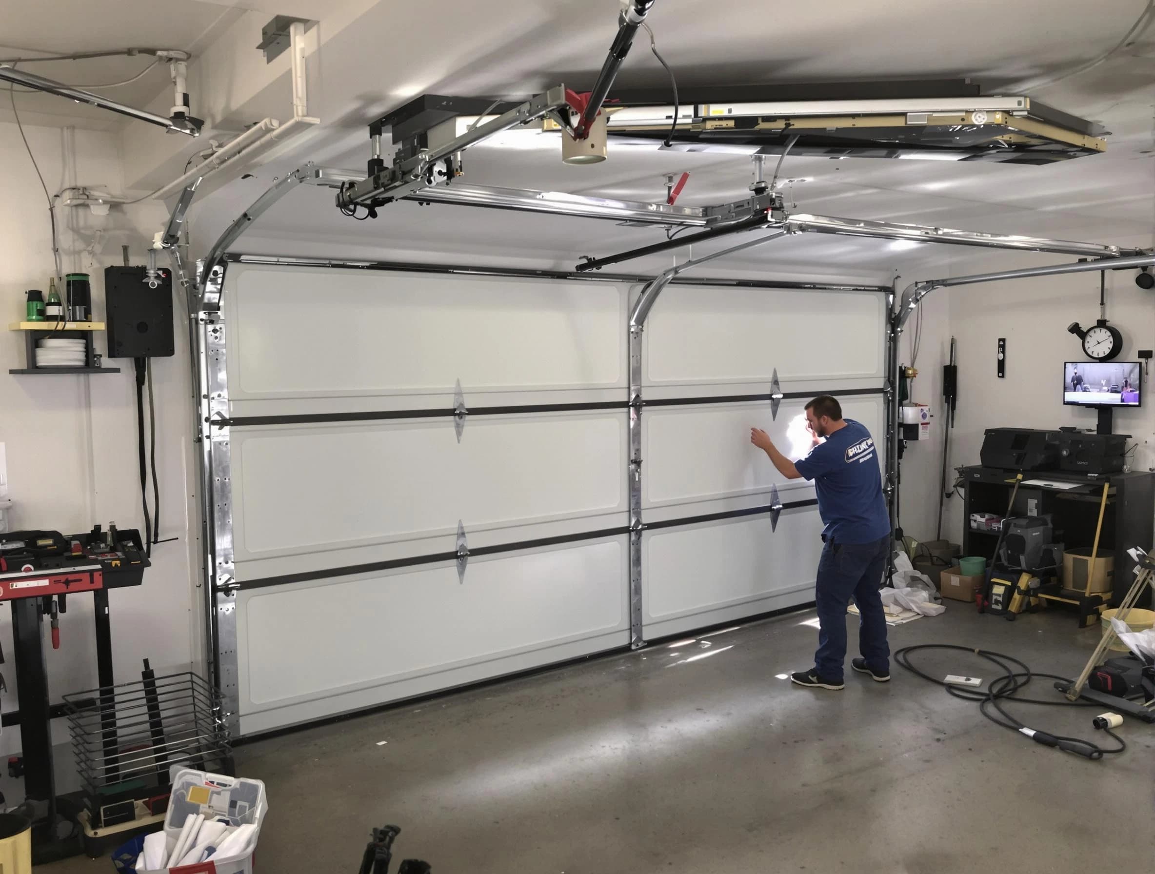 Professional garage door repair service by La Cienega Garage Door Repair in La Cienega