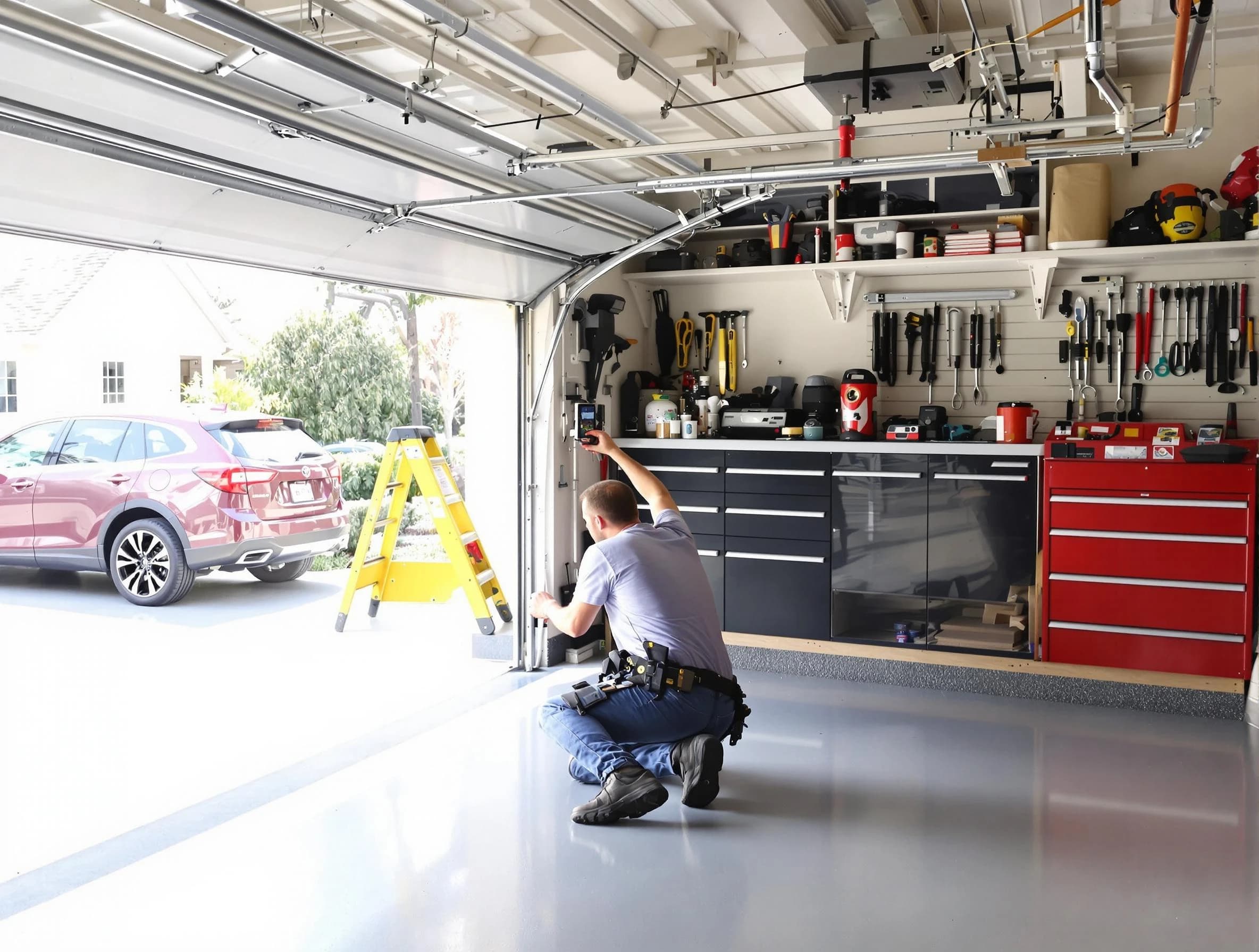 Local garage door repair service by La Cienega Garage Door Repair in La Cienega