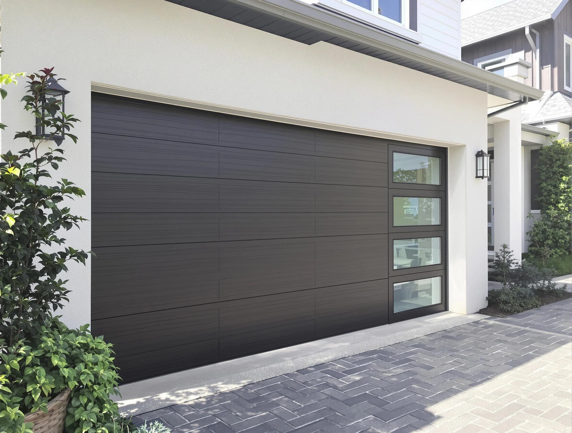 Custom garage door installation by La Cienega Garage Door Repair in La Cienega