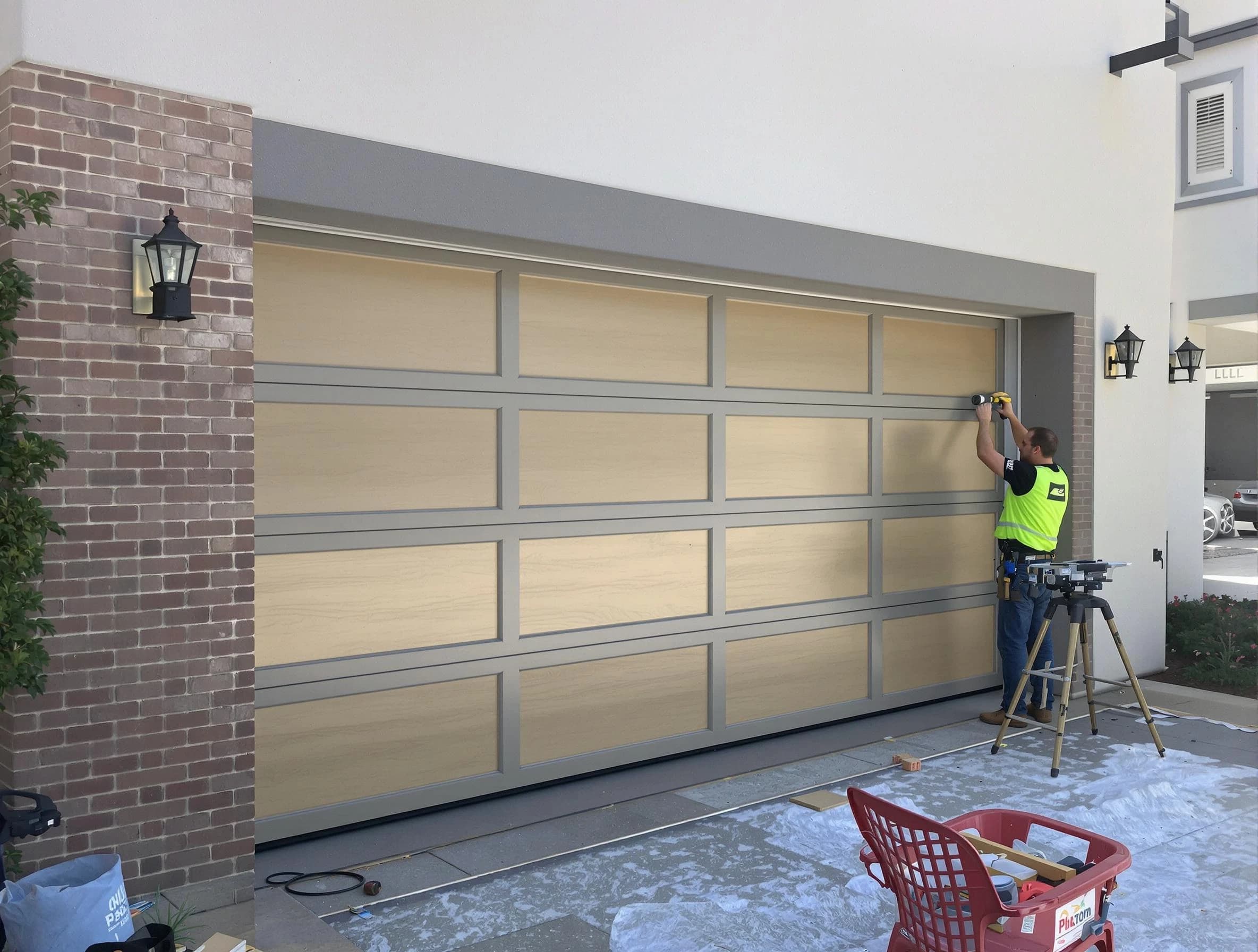 Garage door replacement service by La Cienega Garage Door Repair in La Cienega