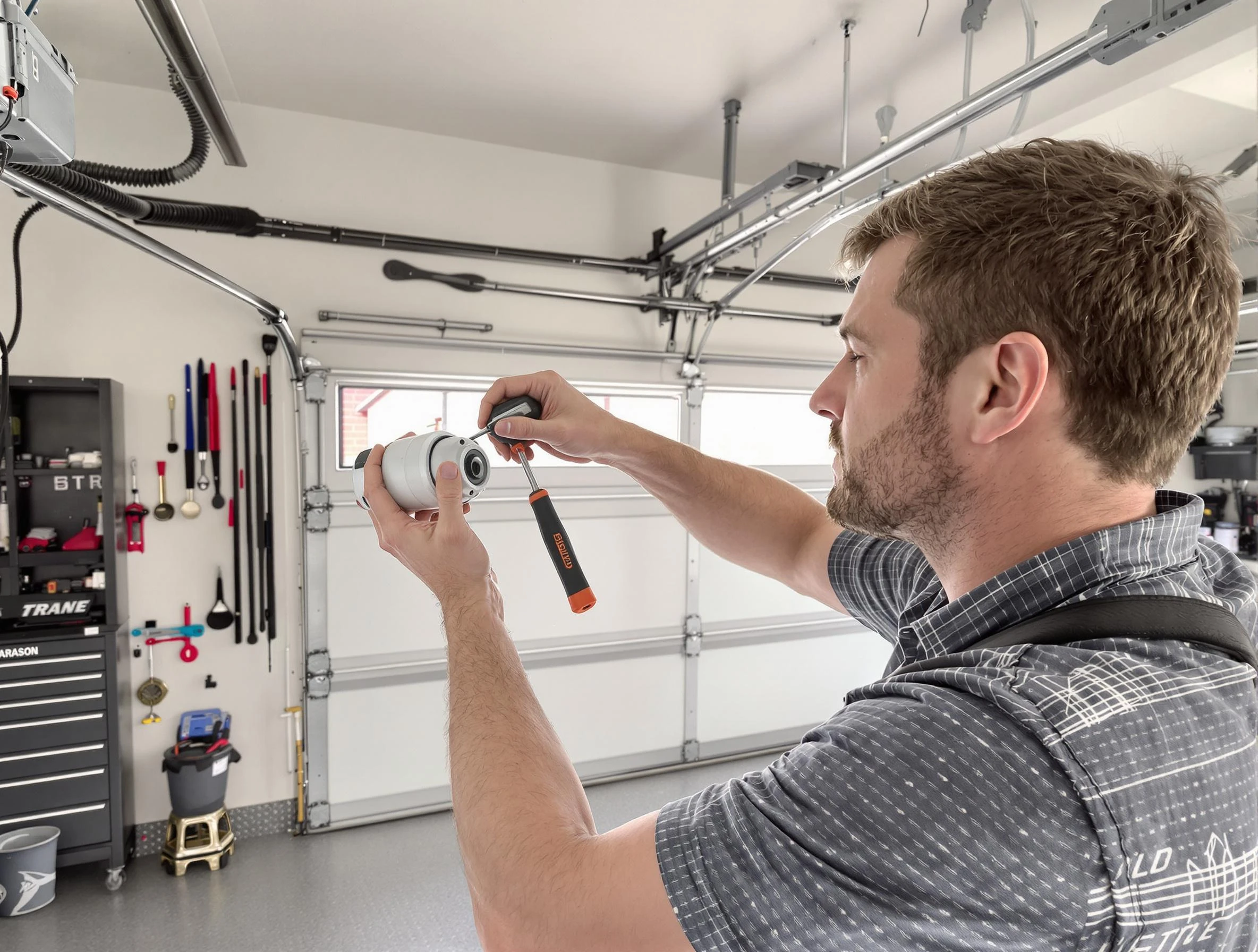 Garage door opener repair service by La Cienega Garage Door Repair in La Cienega